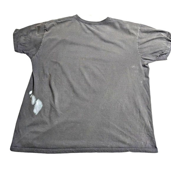 Rolling Stone Collection Shirt Mens Extra Large XL Gray Guitar Art Spell Out - Picture 2 of 11